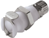 Show details for CPC Kupplungen 10mm PTF Valved Panel Mount Acetal Coupling Body- 25 Stk,  Art.Nr. : PLCD120M10 Picture of CPC Kupplungen 10mm PTF Valved Panel Mount Acetal Coupling Body- 25 Stk,  Art.Nr. : PLCD120M10