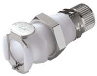 Show details for CPC Kupplungen 8mm PTF Valved Panel Mount Acetal Coupling Body- 25 Stk,  Art.Nr. : PLCD120M8 Picture of CPC Kupplungen 8mm PTF Valved Panel Mount Acetal Coupling Body- 25 Stk,  Art.Nr. : PLCD120M8
