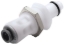 Show details for CPC Kupplungen 1/4 JG Valved Panel Mount Acetal Coupling Insert- 25 Stk,  Art.Nr. : PLCD41004 Picture of CPC Kupplungen 1/4 JG Valved Panel Mount Acetal Coupling Insert- 25 Stk,  Art.Nr. : PLCD41004
