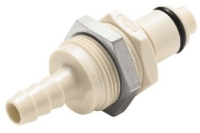 Show details for CPC Kupplungen 1/4 Hose Barb Valved Panel Mount Polypropylene Coupling Insert- 25 Stk,  Art.Nr. : PLCD4200412 Picture of CPC Kupplungen 1/4 Hose Barb Valved Panel Mount Polypropylene Coupling Insert- 25 Stk,  Art.Nr. : PLCD4200412