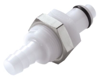 Show details for CPC Kupplungen 5/16 Hose Barb Valved Panel Mount Acetal Coupling Insert- 25 Stk,  Art.Nr. : PLCD42005 Picture of CPC Kupplungen 5/16 Hose Barb Valved Panel Mount Acetal Coupling Insert- 25 Stk,  Art.Nr. : PLCD42005