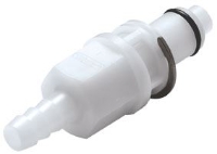 Show details for CPC Kupplungen 1/4 Hose Barb Non-Valved Multi-Mount Acetal Coupling Insert- 10 Stk,  Art.Nr. : PLM22004 Picture of CPC Kupplungen 1/4 Hose Barb Non-Valved Multi-Mount Acetal Coupling Insert- 10 Stk,  Art.Nr. : PLM22004