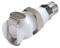 Show details for CPC Kupplungen 4mm PTF Non-Valved Panel Mount Acetal Coupling Body- 25 Stk,  Art.Nr. : PMC12M42 Picture of CPC Kupplungen 4mm PTF Non-Valved Panel Mount Acetal Coupling Body- 25 Stk,  Art.Nr. : PMC12M42