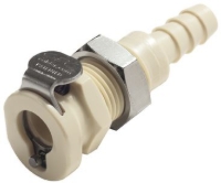 Show details for CPC Kupplungen 1/4 Hose Barb Non-Valved Panel Mount Polypropylene Coupling Body- 25 Stk,  Art.Nr. : PMC160412 Picture of CPC Kupplungen 1/4 Hose Barb Non-Valved Panel Mount Polypropylene Coupling Body- 25 Stk,  Art.Nr. : PMC160412