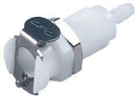 Show details for CPC Kupplungen 1/8 Hose Barb Valved Panel Mount Acetal Coupling Body- 25 Stk,  Art.Nr. : PMCD1602 Picture of CPC Kupplungen 1/8 Hose Barb Valved Panel Mount Acetal Coupling Body- 25 Stk,  Art.Nr. : PMCD1602