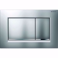Show details for Geberit Sigma30 Betätigungsplatte mattchrom lackiert / glanzverchromt, Kunststoff, Art.Nr. : 115.883.JQ.1 Picture of Geberit Sigma30 Betätigungsplatte mattchrom lackiert / glanzverchromt, Kunststoff, Art.Nr. : 115.883.JQ.1