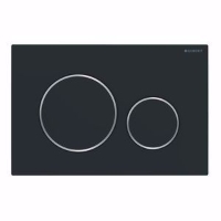 Show details for Geberit Sigma20 Betätigungsplatte schwarz matt lackiert / glanzverchromt, Art.Nr. : 115.882.14.1 Picture of Geberit Sigma20 Betätigungsplatte schwarz matt lackiert / glanzverchromt, Art.Nr. : 115.882.14.1