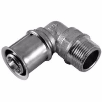 Show products in category Metalplast-Stramax - Press-Winkel 90 aus Messing verzinnt, mit Aussengewinde Picture for category Metalplast-Stramax - Press-Winkel 90 aus Messing verzinnt, mit Aussengewinde