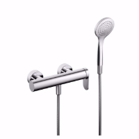 Show details for KWC ELLA Dusche chromeline AD 153 Hebelmischer, chromeline, mit Brausegarnitur, seitenbedient, Art.Nr. : 21.382.450.000 Picture of KWC ELLA Dusche chromeline AD 153 Hebelmischer, chromeline, mit Brausegarnitur, seitenbedient, Art.Nr. : 21.382.450.000