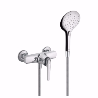 Show details for KWC DOMO Dusche AD153, chromeline, ohne Raccord, mit Brausegarnitur, Art.Nr. :  21.062.010.000OR Picture of KWC DOMO Dusche AD153, chromeline, ohne Raccord, mit Brausegarnitur, Art.Nr. :  21.062.010.000OR