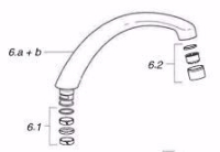 Show details for KWC STAR-VERSO Ausl.Küche A180, Chromeline schwbar, Art.Nr. : K.33.44.12.000 Picture of KWC STAR-VERSO Ausl.Küche A180, Chromeline schwbar, Art.Nr. : K.33.44.12.000