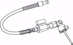 Bild von IMI Hydronic Engineering Messschlauch mit Messnadel, Winkel, rot, Art.Nr.: 311 074-61