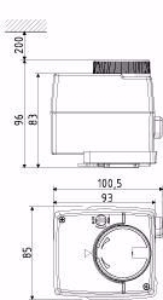 Picture of IMI Hydronic Engineering TA-Dreh-Stellantrieb TA-M106 CO 24 V, Art.Nr.: 322042-90000