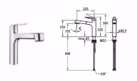 Show details for KWC DOMO , 6.0 Küche chromeline A 225 Hebelmischer Auszugbrause SprayClean - aktive Kalkbeseitigung, chromeline, flex-PEX 3/8", Art.Nr. : 10.661.033.000FL Picture of KWC DOMO , 6.0 Küche chromeline A 225 Hebelmischer Auszugbrause SprayClean - aktive Kalkbeseitigung, chromeline, flex-PEX 3/8", Art.Nr. : 10.661.033.000FL