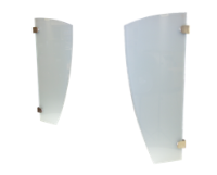 Show details for URIMAT Trennwand ESG-Glas, weiss (mit Logo URIMAT ) inklusive Montage-Kit, Art.Nr. : 35.202 Picture of URIMAT Trennwand ESG-Glas, weiss (mit Logo URIMAT ) inklusive Montage-Kit, Art.Nr. : 35.202