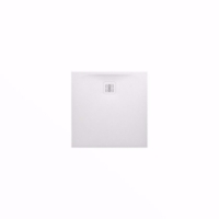 Show details for Laufen PRO - Duschwanne, aus Verbundwerkstoff Marbond, superflach, quadratisch, Ablauf seitlich, 800 x 800 x 28,  077, hellgrau matt , Art.Nr. : H2109500770001 Picture of Laufen PRO - Duschwanne, aus Verbundwerkstoff Marbond, superflach, quadratisch, Ablauf seitlich, 800 x 800 x 28,  077, hellgrau matt , Art.Nr. : H2109500770001