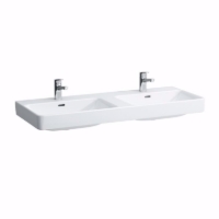 Show details for Laufen Pro S - Doppelwaschtisch PRO S 120X47 LCC WS, 1200 x 460 x 175, 400, LCC-weiss, 1 Hahnloch, Art.Nr. : H8149664001041 Picture of Laufen Pro S - Doppelwaschtisch PRO S 120X47 LCC WS, 1200 x 460 x 175, 400, LCC-weiss, 1 Hahnloch, Art.Nr. : H8149664001041