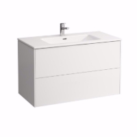 Show details for Laufen Pro S - Komplettset 1000 mm, Waschtisch 'slim' mit Waschtischunterbau 'Base' mit 2 Schubladen, inkl. Schubladen-Ordnungssystem, 1000 x 500 x 610, 260, weiss matt, 1 Hahnloch, Art.Nr. : H8649622601041 Picture of Laufen Pro S - Komplettset 1000 mm, Waschtisch 'slim' mit Waschtischunterbau 'Base' mit 2 Schubladen, inkl. Schubladen-Ordnungssystem, 1000 x 500 x 610, 260, weiss matt, 1 Hahnloch, Art.Nr. : H8649622601041