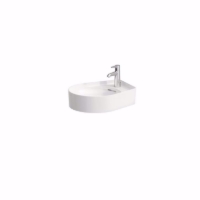 Show details for Laufen VAL - Waschtisch-Schale, mit Halbnasszone bzw. Armaturenbank, 000 weiss, 1 Hahnloch, 500 x 400 x 125, Art.Nr. : H8122810001041 Picture of Laufen VAL - Waschtisch-Schale, mit Halbnasszone bzw. Armaturenbank, 000 weiss, 1 Hahnloch, 500 x 400 x 125, Art.Nr. : H8122810001041