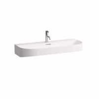 Show details for Laufen SONAR - Waschtisch SONAR 100X42 WS MATT, 757 weiss matt, 2 Hahnlöcher, 1000 x 420 x 145, Art.Nr. : H8103477571071 Picture of Laufen SONAR - Waschtisch SONAR 100X42 WS MATT, 757 weiss matt, 2 Hahnlöcher, 1000 x 420 x 145, Art.Nr. : H8103477571071