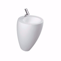 Show details for Laufen ALESSI ONE - Waschtisch mit integrierter Säule, mit Wandanbindung, mit verdecktem Überlauf, inkl. Keramikabdeckung für Ablaufventil, 400 LCC-weiss, ohne Hahnloch, 520 x 530 x 850, Art.Nr. : H8119714001091 Picture of Laufen ALESSI ONE - Waschtisch mit integrierter Säule, mit Wandanbindung, mit verdecktem Überlauf, inkl. Keramikabdeckung für Ablaufventil, 400 LCC-weiss, ohne Hahnloch, 520 x 530 x 850, Art.Nr. : H8119714001091