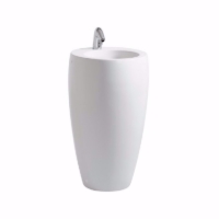 Show details for Laufen ALESSI ONE - Freistehender Waschtisch, mit verdecktem Überlauf, inkl. Keramikabdeckung für Ablaufventil, 400 LCC-weiss, ohne Hahnloch, 530 x 530 x 900, Art.Nr. : H8119724001091 Picture of Laufen ALESSI ONE - Freistehender Waschtisch, mit verdecktem Überlauf, inkl. Keramikabdeckung für Ablaufventil, 400 LCC-weiss, ohne Hahnloch, 530 x 530 x 900, Art.Nr. : H8119724001091