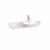 Show details for Laufen INO - Möbelwaschtisch, Ablage links, 757 weiss matt, 1 Hahnloch, 900 x 450 x 120, Art.Nr. : H8133017571041 Picture of Laufen INO - Möbelwaschtisch, Ablage links, 757 weiss matt, 1 Hahnloch, 900 x 450 x 120, Art.Nr. : H8133017571041