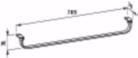 Show details for Laufen LIVING SQUARE - Handtuchhalter, verchromt, passend zu Waschtischen 817438, 817439, 004 chrom, 980 x 150 x 50, Art.Nr. : H3814360040001 Picture of Laufen LIVING SQUARE - Handtuchhalter, verchromt, passend zu Waschtischen 817438, 817439, 004 chrom, 980 x 150 x 50, Art.Nr. : H3814360040001