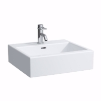Show details for Laufen LIVING CITY - Waschtisch LIVINGCITY 50X46 WEISS, 000 weiss, ohne Hahnloch, 500 x 460 x 155, Art.Nr. : H8174310001091 Picture of Laufen LIVING CITY - Waschtisch LIVINGCITY 50X46 WEISS, 000 weiss, ohne Hahnloch, 500 x 460 x 155, Art.Nr. : H8174310001091