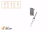 Show details for Zip-Clip PLUS ON-WIRE SEILAUFHANGUNG MIT M8X60 5 METER - BELASTUNG 100KG - 5 STUCK , Art.Nr. : ZIP-355M860 Picture of Zip-Clip PLUS ON-WIRE SEILAUFHANGUNG MIT M8X60 5 METER - BELASTUNG 100KG - 5 STUCK , Art.Nr. : ZIP-355M860