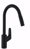 Show details for Hansgrohe Focus M41 Einhebel-Küchenmischer 240, Ausziehbrause, 2jet, Mattschwarz , Art.Nr. : 31815670 Picture of Hansgrohe Focus M41 Einhebel-Küchenmischer 240, Ausziehbrause, 2jet, Mattschwarz , Art.Nr. : 31815670