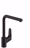 Show details for Hansgrohe Focus M41 Einhebel-Küchenmischer 280, 1jet, Mattschwarz , Art.Nr. : 31817670 Picture of Hansgrohe Focus M41 Einhebel-Küchenmischer 280, 1jet, Mattschwarz , Art.Nr. : 31817670