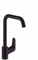 Show details for Hansgrohe Focus M41 Einhebel-Küchenmischer 260, 1jet, Mattschwarz , Art.Nr. : 31820670 Picture of Hansgrohe Focus M41 Einhebel-Küchenmischer 260, 1jet, Mattschwarz , Art.Nr. : 31820670