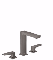 Show details for Hansgrohe Metropol 3-Loch Waschtischarmatur 160 mit Hebelgriff und Push-Open Ablaufgarnitur, brushed black chrome , Art.Nr. : 32515340 Picture of Hansgrohe Metropol 3-Loch Waschtischarmatur 160 mit Hebelgriff und Push-Open Ablaufgarnitur, brushed black chrome , Art.Nr. : 32515340