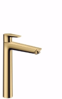 Show details for Hansgrohe Talis E Einhebel-Waschtischmischer 240 ohne Ablaufgarnitur, polished gold-optic , Art.Nr. : 71717990 Picture of Hansgrohe Talis E Einhebel-Waschtischmischer 240 ohne Ablaufgarnitur, polished gold-optic , Art.Nr. : 71717990