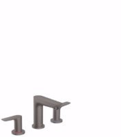 Show details for Hansgrohe Talis E 3-Loch Waschtischarmatur 100 mit Zugstangen-Ablaufgarnitur, brushed black chrome , Art.Nr. : 71733340 Picture of Hansgrohe Talis E 3-Loch Waschtischarmatur 100 mit Zugstangen-Ablaufgarnitur, brushed black chrome , Art.Nr. : 71733340