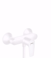Show details for Hansgrohe Talis E Einhebel-Brausenmischer Aufputz, Mattweiß , Art.Nr. : 71760700 Picture of Hansgrohe Talis E Einhebel-Brausenmischer Aufputz, Mattweiß , Art.Nr. : 71760700
