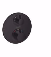 Show details for Hansgrohe Ecostat S Thermostat Unterputz für 2 Verbraucher, Mattschwarz , Art.Nr. : 15758670 Picture of Hansgrohe Ecostat S Thermostat Unterputz für 2 Verbraucher, Mattschwarz , Art.Nr. : 15758670