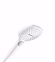 Show details for Hansgrohe Raindance Select E Handbrause 120 3jet, Mattweiß , Art.Nr. : 26520700 Picture of Hansgrohe Raindance Select E Handbrause 120 3jet, Mattweiß , Art.Nr. : 26520700