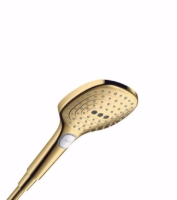 Show details for Hansgrohe Raindance Select E Handbrause 120 3jet, polished gold-optic , Art.Nr. : 26520990 Picture of Hansgrohe Raindance Select E Handbrause 120 3jet, polished gold-optic , Art.Nr. : 26520990