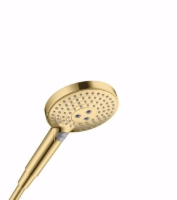 Show details for Hansgrohe Raindance Select S Handbrause 120 3jet, polished gold-optic , Art.Nr. : 26530990 Picture of Hansgrohe Raindance Select S Handbrause 120 3jet, polished gold-optic , Art.Nr. : 26530990