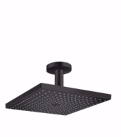Show details for Hansgrohe Raindance E Kopfbrause 300 1jet mit Deckenanschluss, Mattschwarz , Art.Nr. : 26250670 Picture of Hansgrohe Raindance E Kopfbrause 300 1jet mit Deckenanschluss, Mattschwarz , Art.Nr. : 26250670