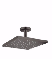 Show details for Hansgrohe Raindance E Kopfbrause 300 1jet mit Deckenanschluss, brushed black chrome , Art.Nr. : 26250340 Picture of Hansgrohe Raindance E Kopfbrause 300 1jet mit Deckenanschluss, brushed black chrome , Art.Nr. : 26250340