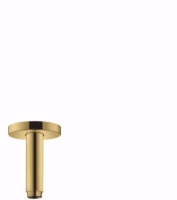 Show details for Hansgrohe Deckenanschluss S 10 cm, polished gold-optic , Art.Nr. : 27393990 Picture of Hansgrohe Deckenanschluss S 10 cm, polished gold-optic , Art.Nr. : 27393990
