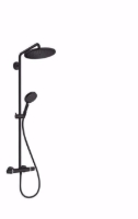 Show details for Hansgrohe Croma Select S Showerpipe 280 1jet mit Ecostat Comfort Thermostat, Mattschwarz , Art.Nr. : 26890670 Picture of Hansgrohe Croma Select S Showerpipe 280 1jet mit Ecostat Comfort Thermostat, Mattschwarz , Art.Nr. : 26890670