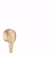 Show details for Hansgrohe FixFit Wandanschluss E ohne Rückflussverhinderer, brushed bronze , Art.Nr. : 27454140 Picture of Hansgrohe FixFit Wandanschluss E ohne Rückflussverhinderer, brushed bronze , Art.Nr. : 27454140