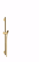 Show details for Hansgrohe Unica Brausenstange S Puro 65 cm mit Brausenschlauch, polished gold-optic , Art.Nr. : 28632990 Picture of Hansgrohe Unica Brausenstange S Puro 65 cm mit Brausenschlauch, polished gold-optic , Art.Nr. : 28632990