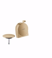 Show details for Hansgrohe Exafill S Fertigset Wanneneinlauf mit Ab- und Überlaufgarnitur, brushed bronze , Art.Nr. : 58117140 Picture of Hansgrohe Exafill S Fertigset Wanneneinlauf mit Ab- und Überlaufgarnitur, brushed bronze , Art.Nr. : 58117140
