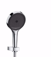 Show details for Hansgrohe Rainfinity Brausenhalterset 130 3jet mit Brausenschlauch 125 cm, chrom , Art.Nr. : 26852000 Picture of Hansgrohe Rainfinity Brausenhalterset 130 3jet mit Brausenschlauch 125 cm, chrom , Art.Nr. : 26852000