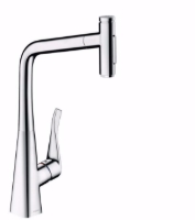 Show details for Hansgrohe Metris Select M71 Einhebel-Küchenmischer 320, Ausziehbrause, 2jet, sBox, chrom , Art.Nr. : 73816000 Picture of Hansgrohe Metris Select M71 Einhebel-Küchenmischer 320, Ausziehbrause, 2jet, sBox, chrom , Art.Nr. : 73816000